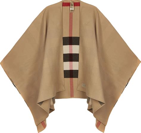 burberry cape with logo